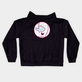 Southern Illinois University Campus Map Kids Hoodie